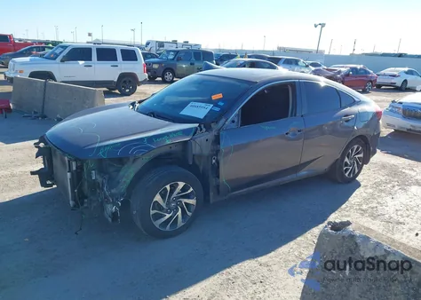 2017 Honda Civic Ex из США, поврежденный, VIN 19XFC2F75HE016022